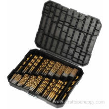 99pcs Tin Coated Twist Drill Bit